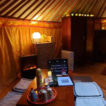 Tente de luxe La Yourte Aux Bambous En Cévennes *
