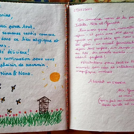 Luxe tent La Yourte Aux Bambous En Cevennes *