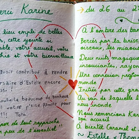 Tente de luxe La Yourte Aux Bambous En Cévennes